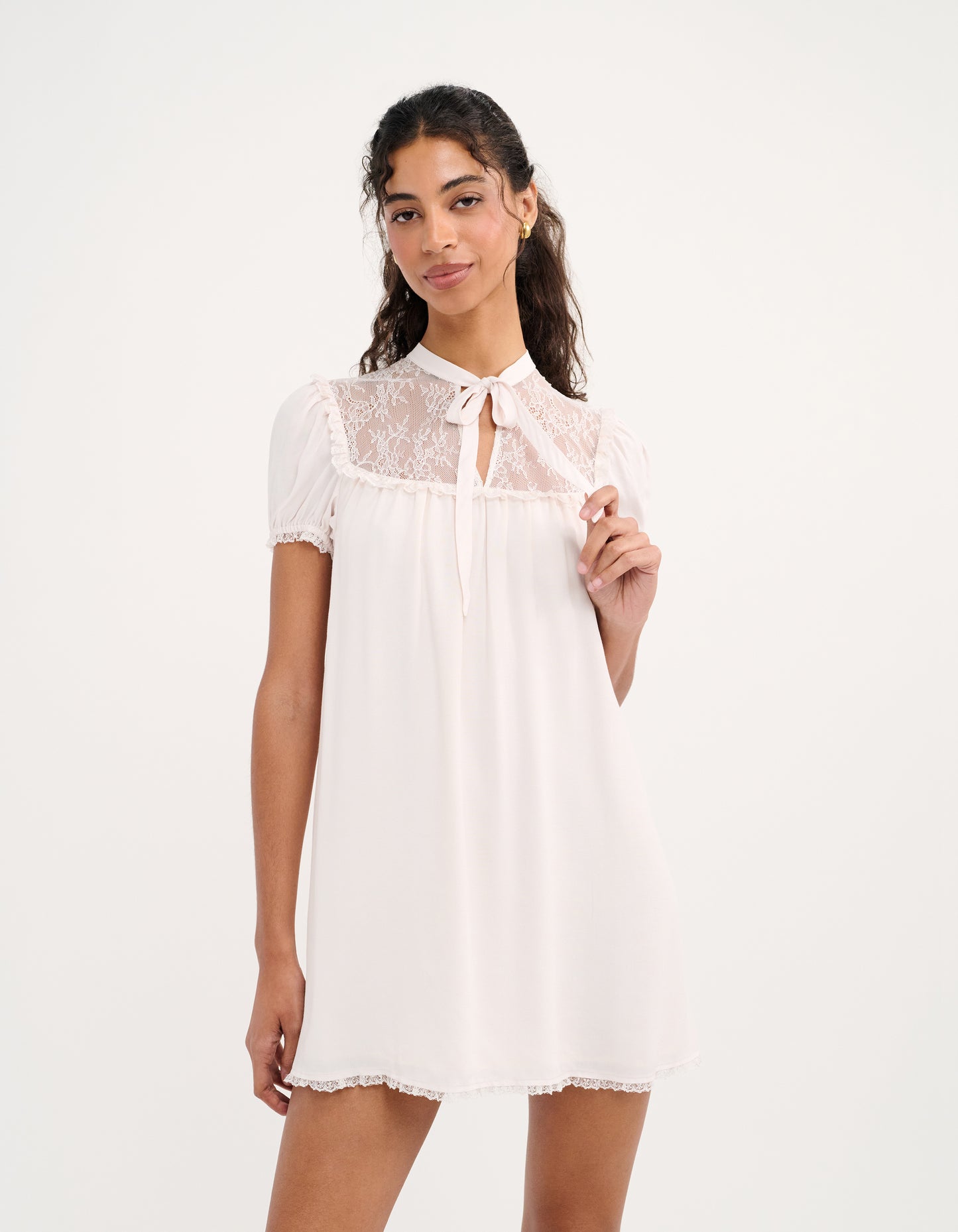 Eyre Mini Dress | Ivory