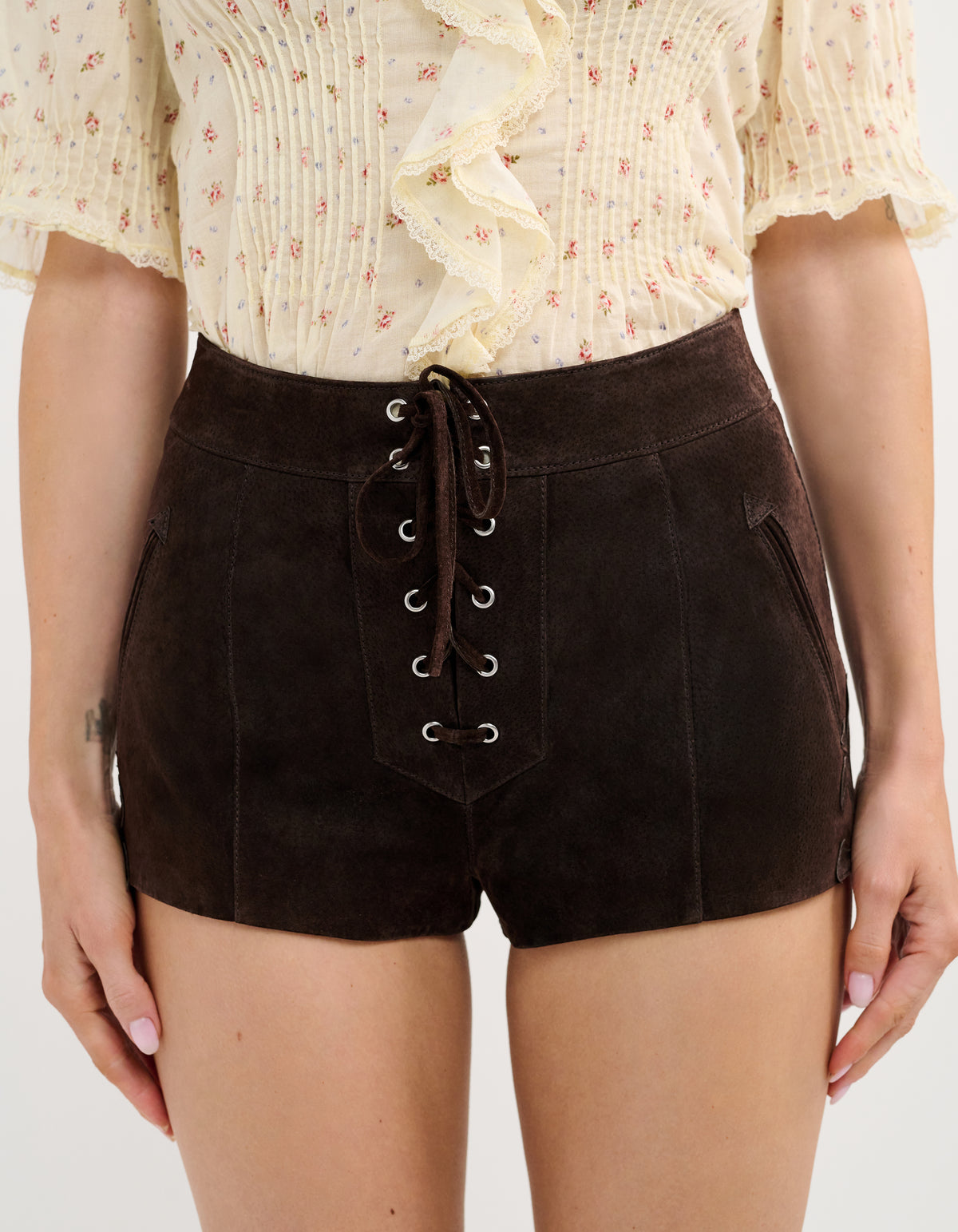 Yellowstone Suede Microshort | Espresso Suede