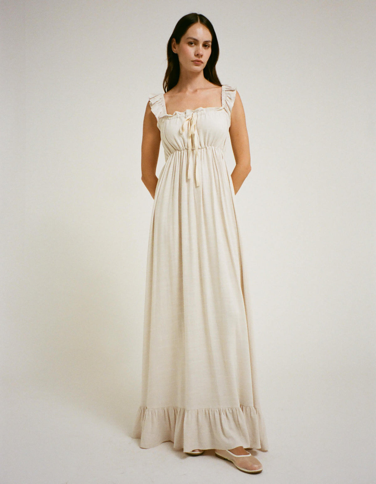 Tall Grass Maxi Dress | Natural