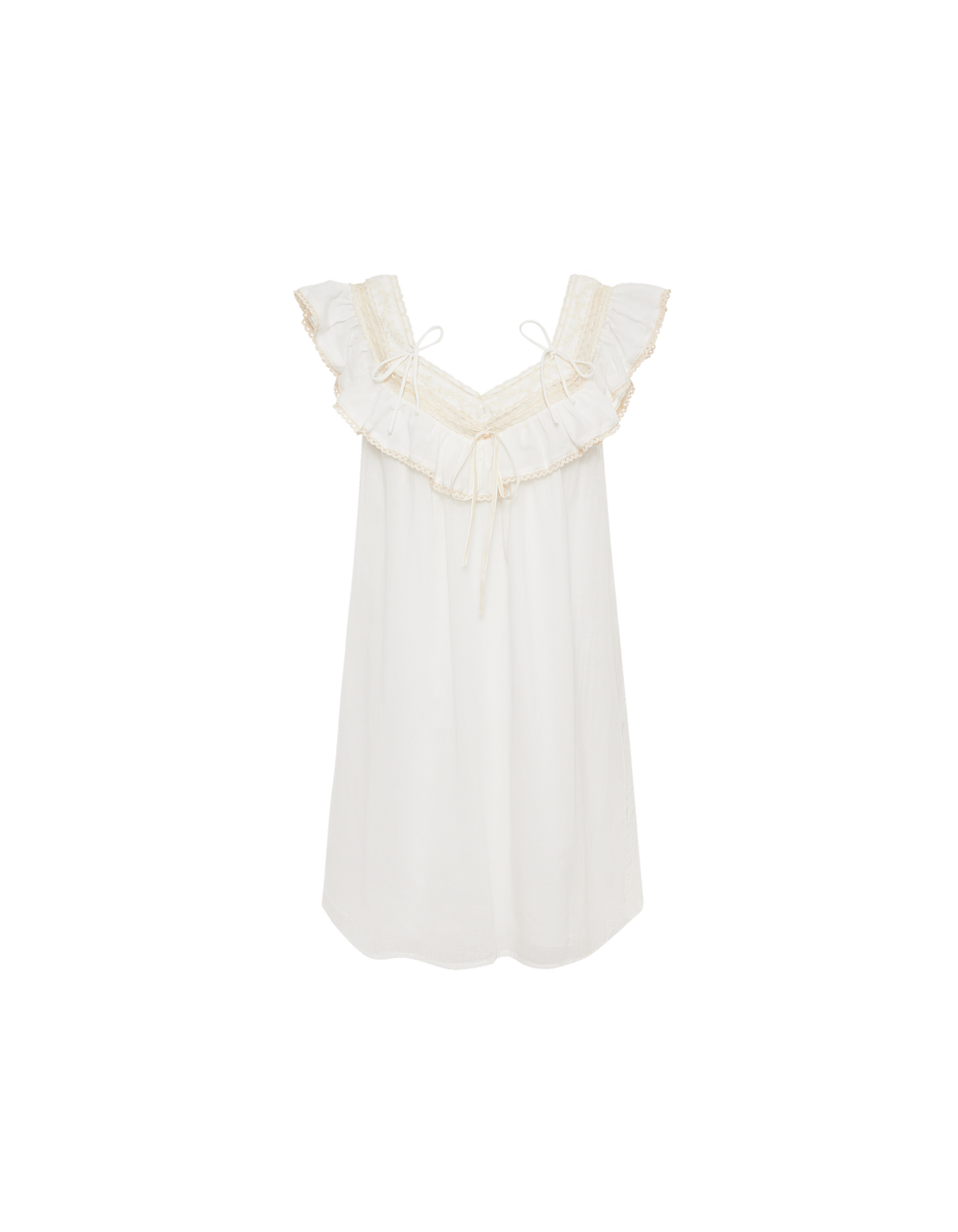 Teacup Mini Dress | White