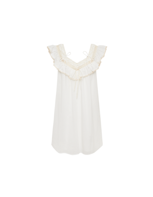 Teacup Mini Dress | White