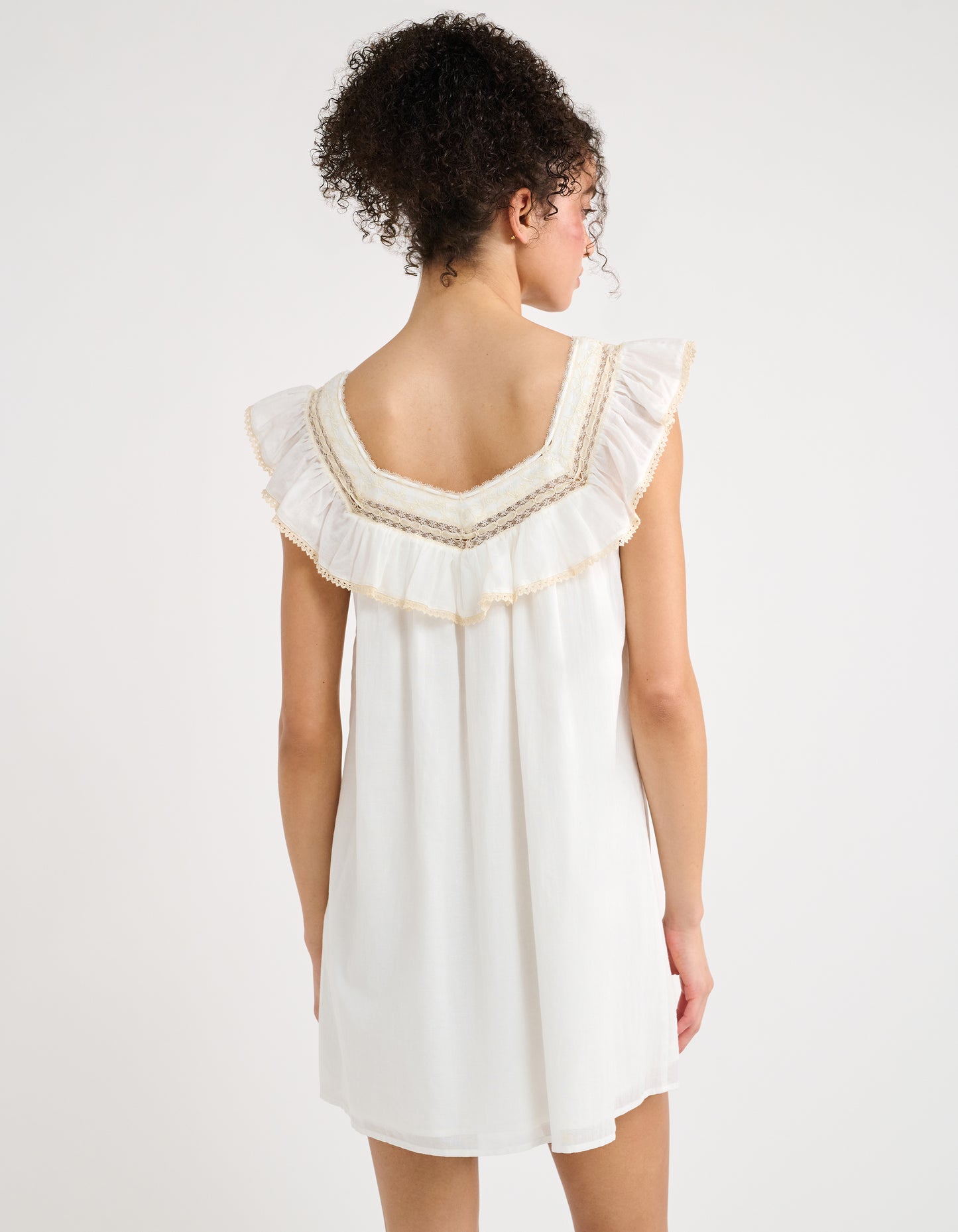 Teacup Mini Dress | White
