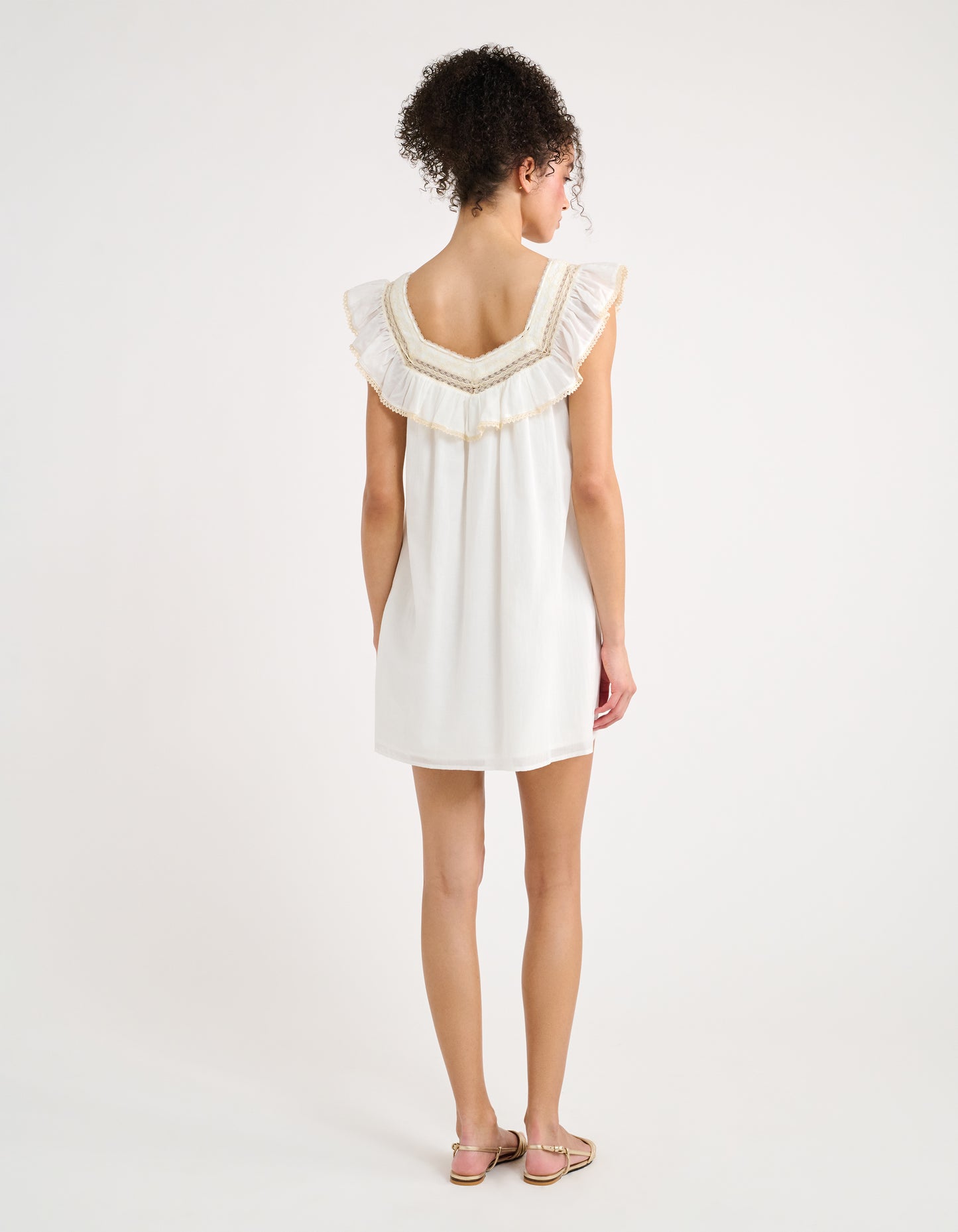 Teacup Mini Dress | White