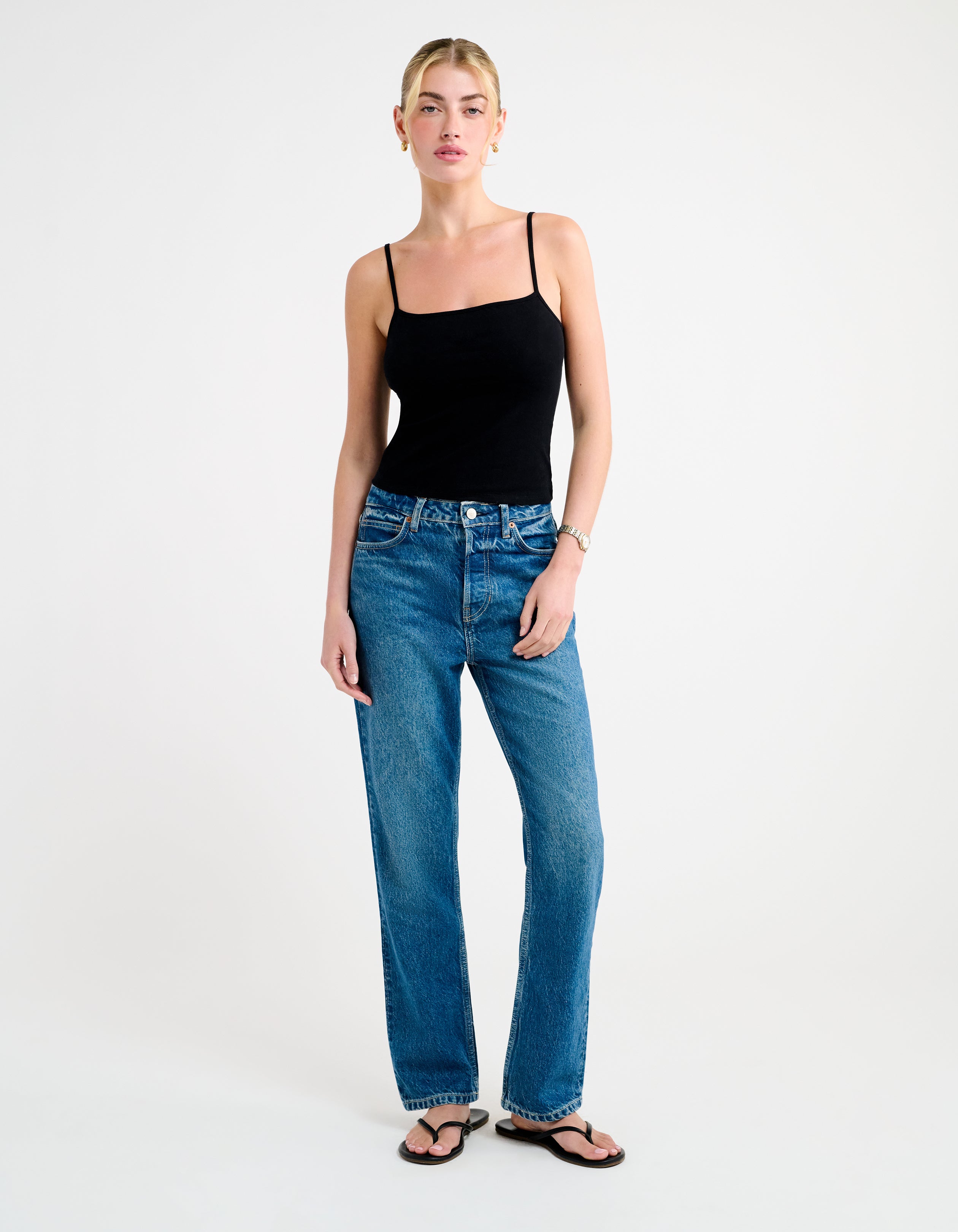 timeless women タンクトップ Timeless Tank in Black | Shop Women's Basics – Rumored