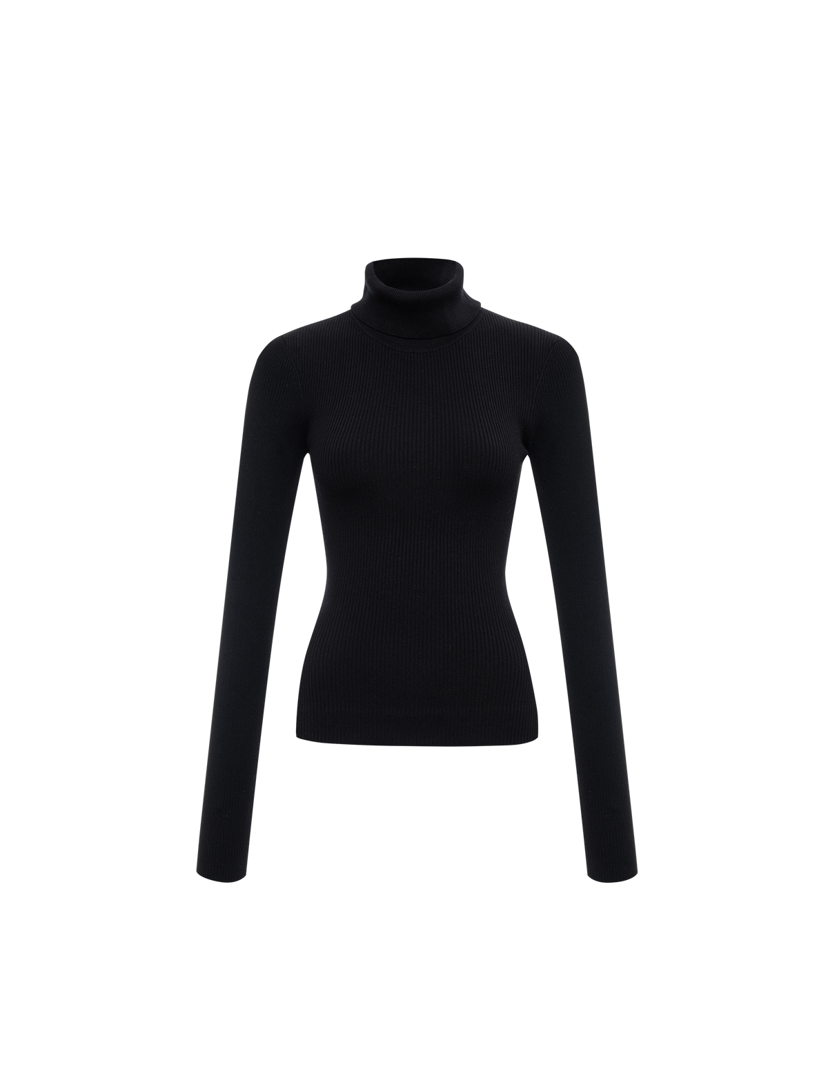 Turtleneck Top | Black