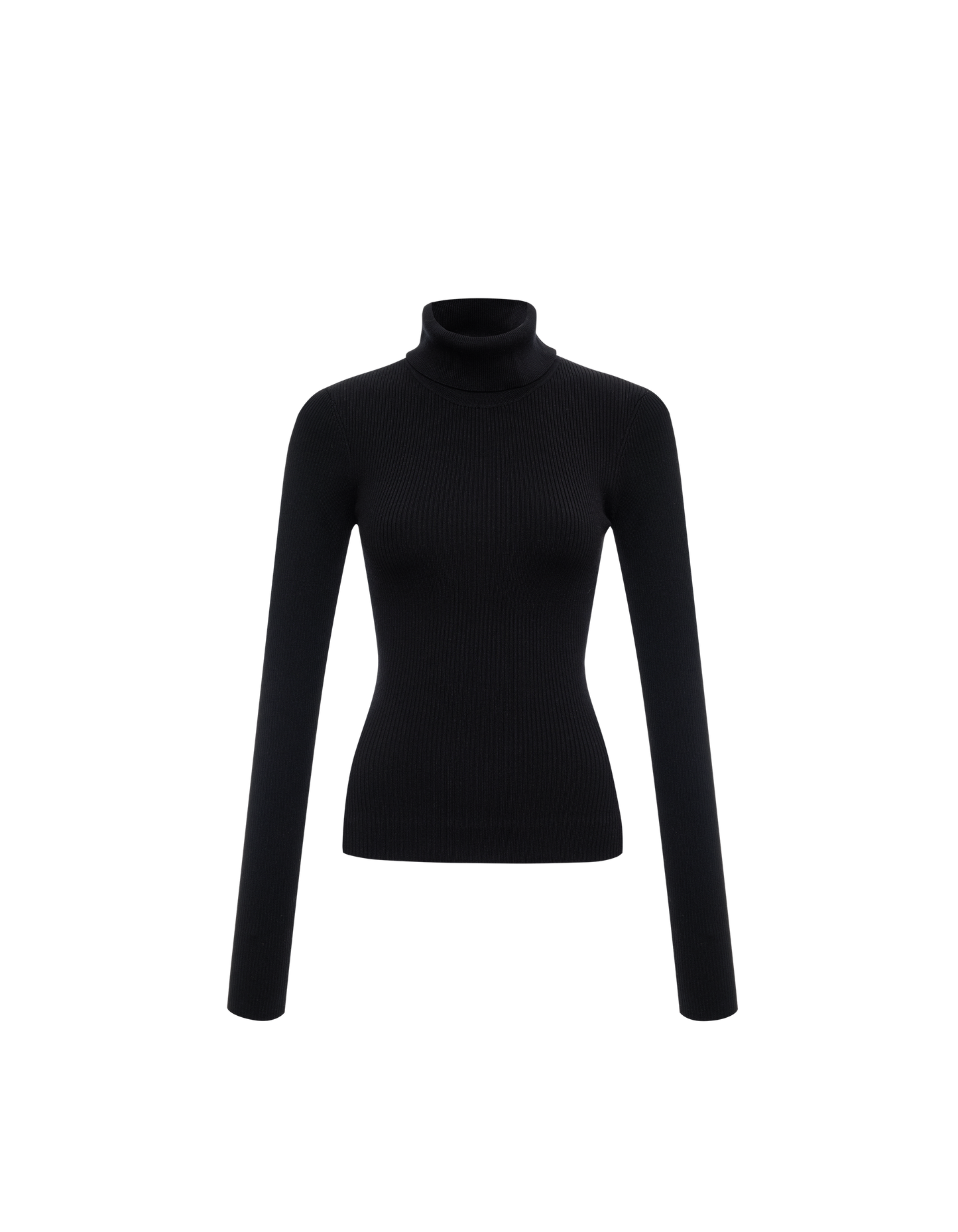 Turtleneck Top | Black