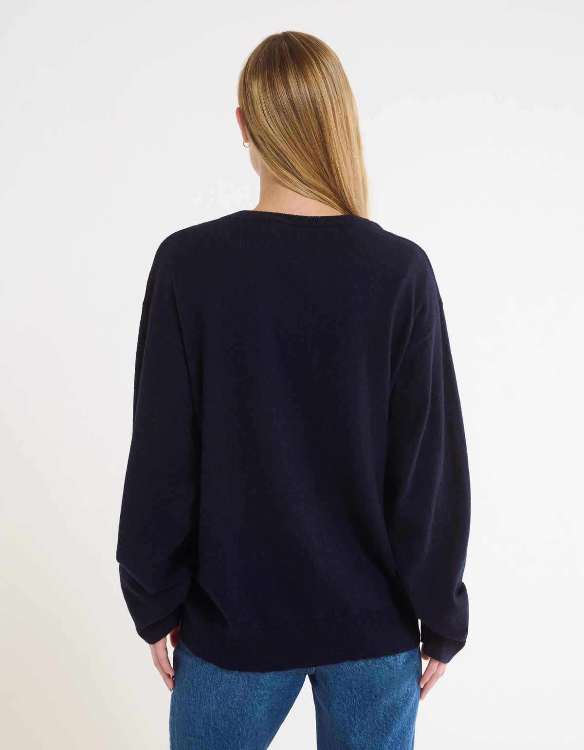 Vail V-Neck Sweater | Navy