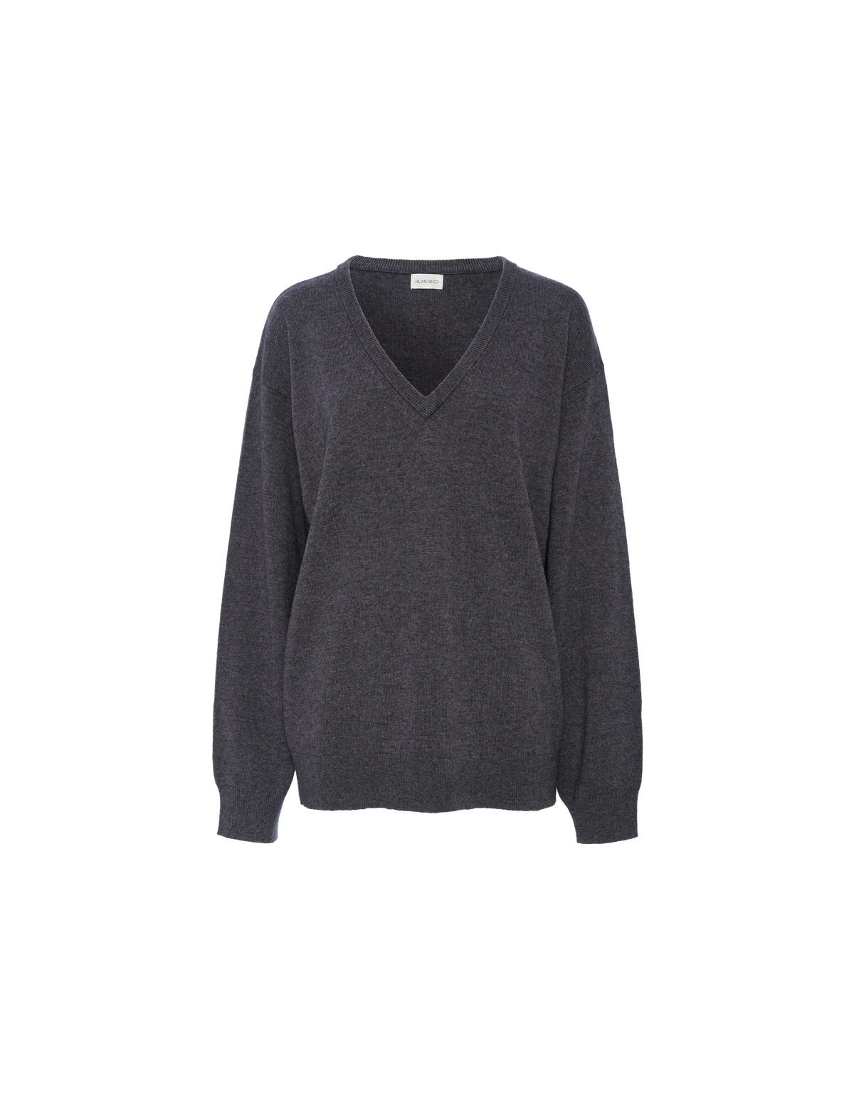Vail V-Neck Sweater | Charcoal Heather