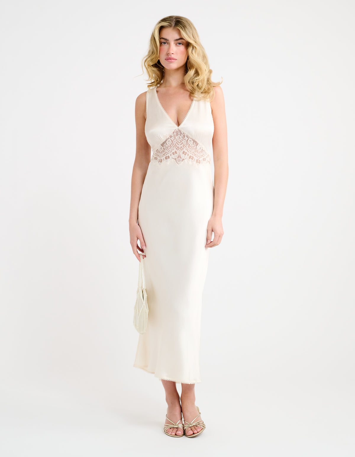 Vanity Midi Dress | Ivory