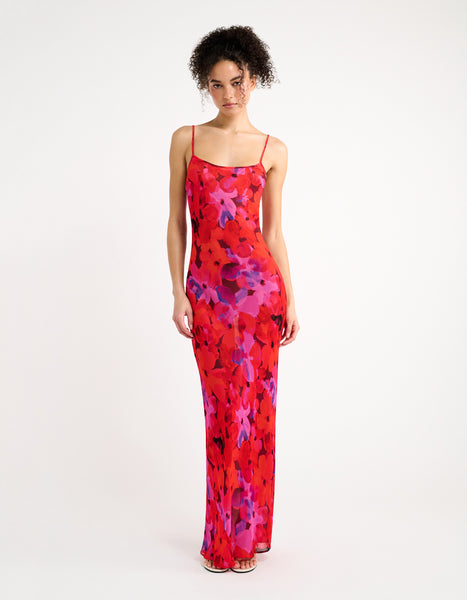 rumored sequin slip maxi dress Vintage | Watercolor Pansy Size:6 oz Applique Pattern Dress - Gorgeous Wedding Dresses the milestone birthday celebration