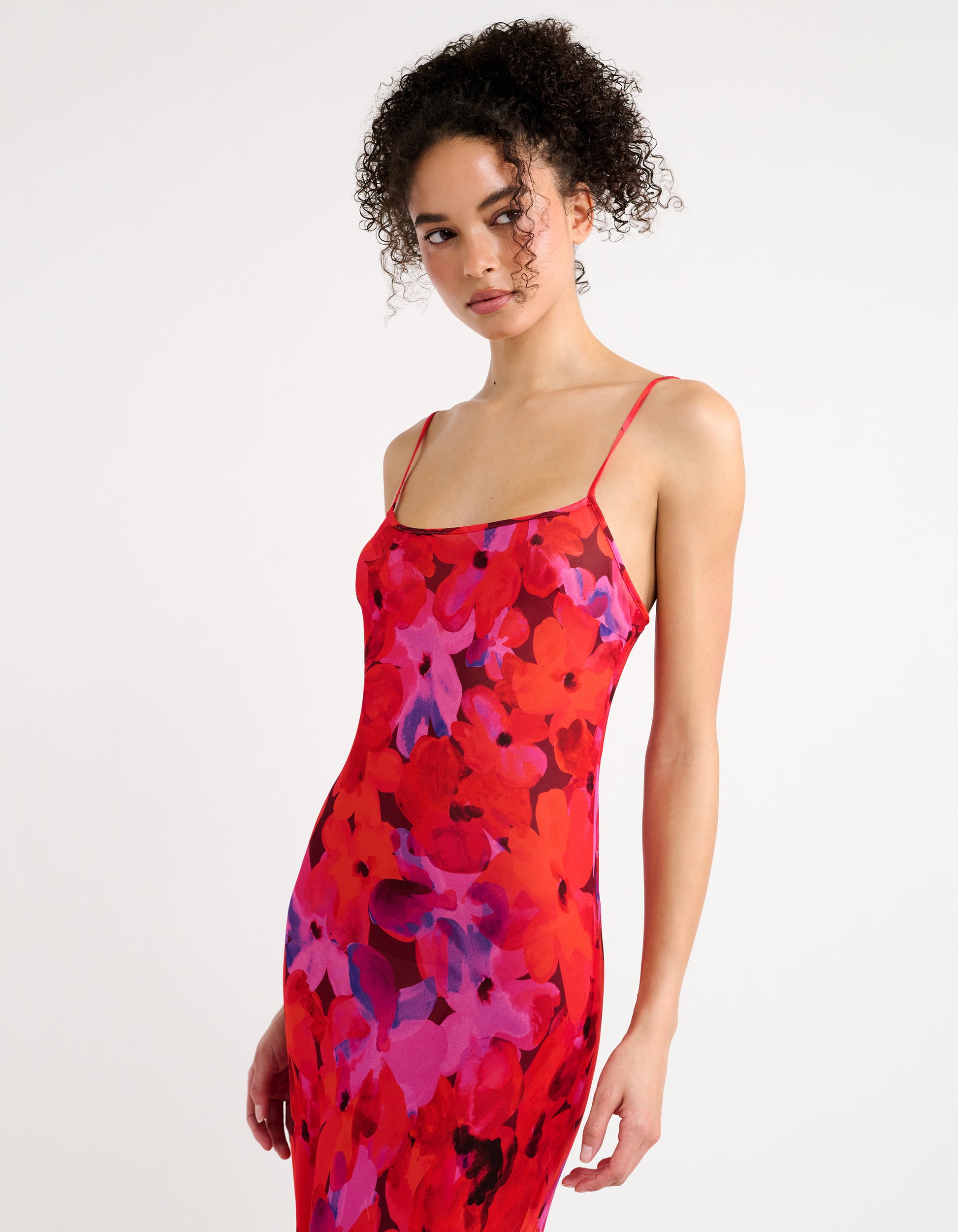 Vintage Slip Maxi Dress | Watercolor Pansy Rumored Vintage Slip Maxi Dress | Watercolor Pansy Rumored