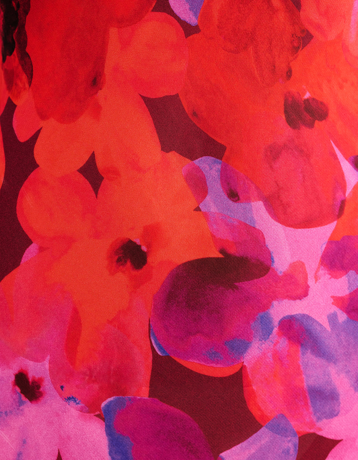 Vintage Slip Maxi Dress | Watercolor Pansy