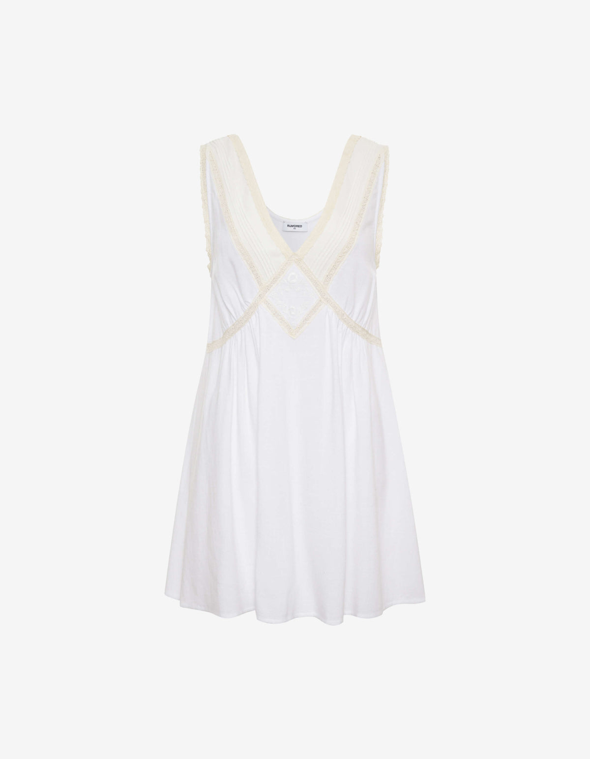 Wayside Mini Dress in White