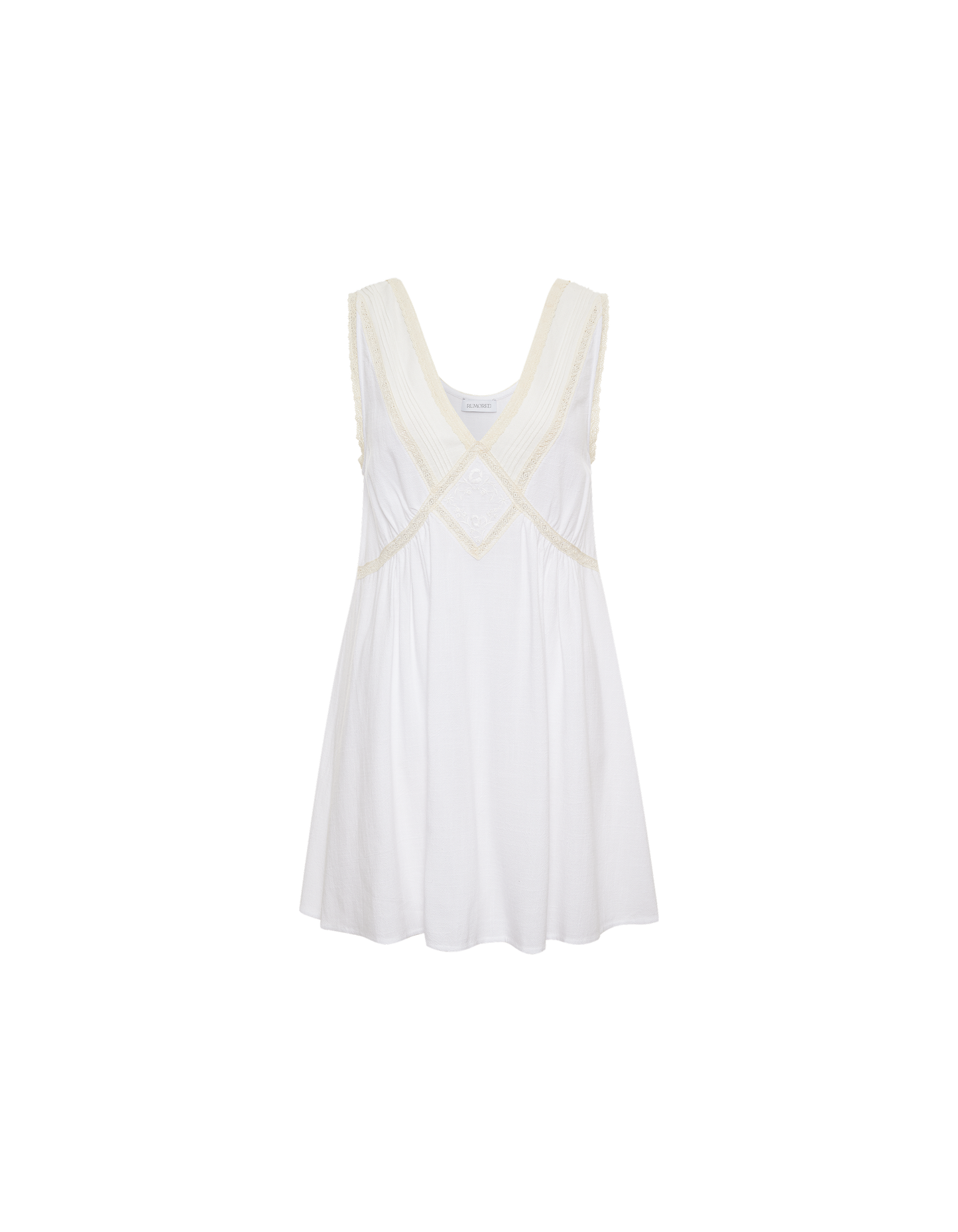 Wayside Mini Dress in White
