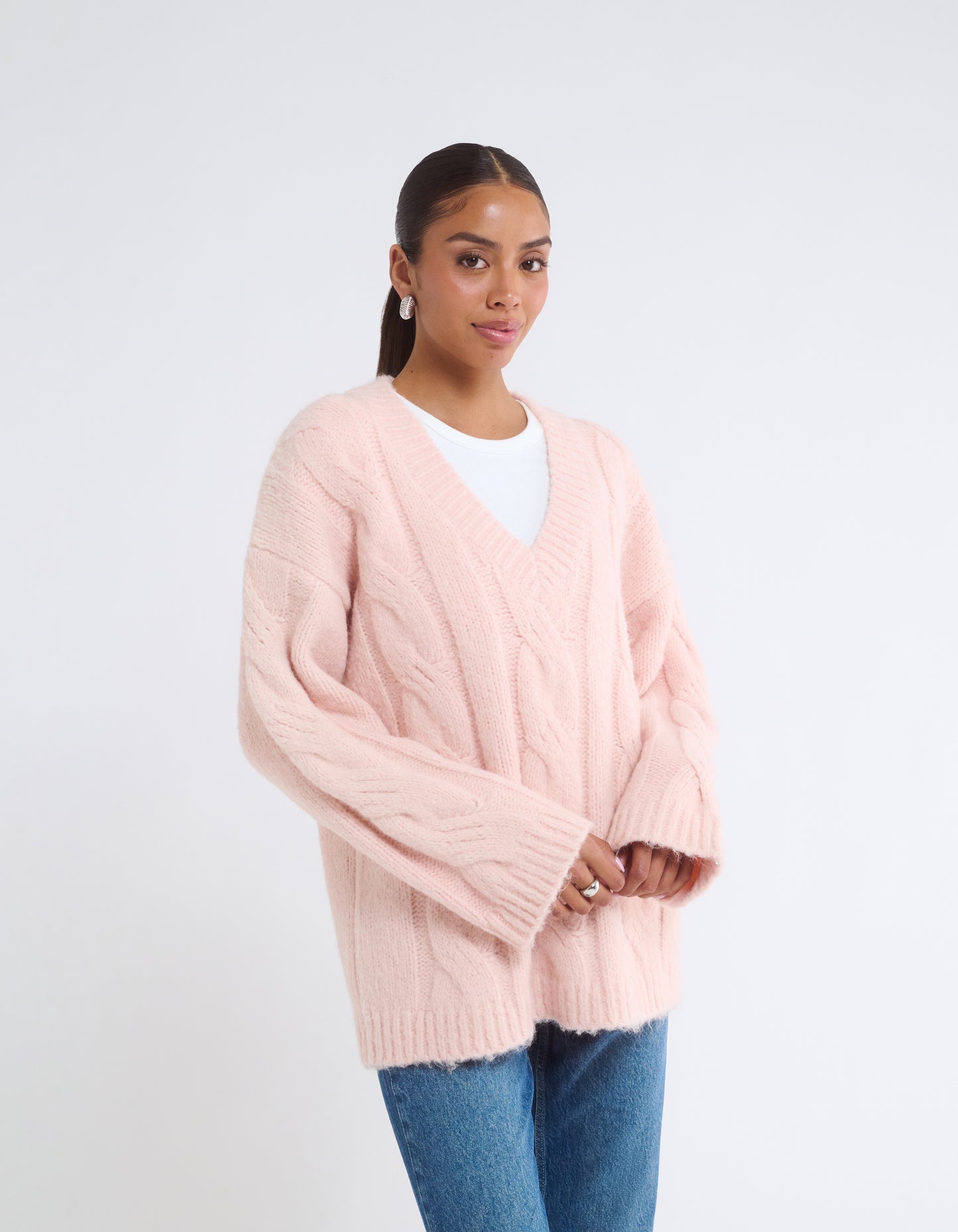 Whistler V-Neck Sweater | Petal