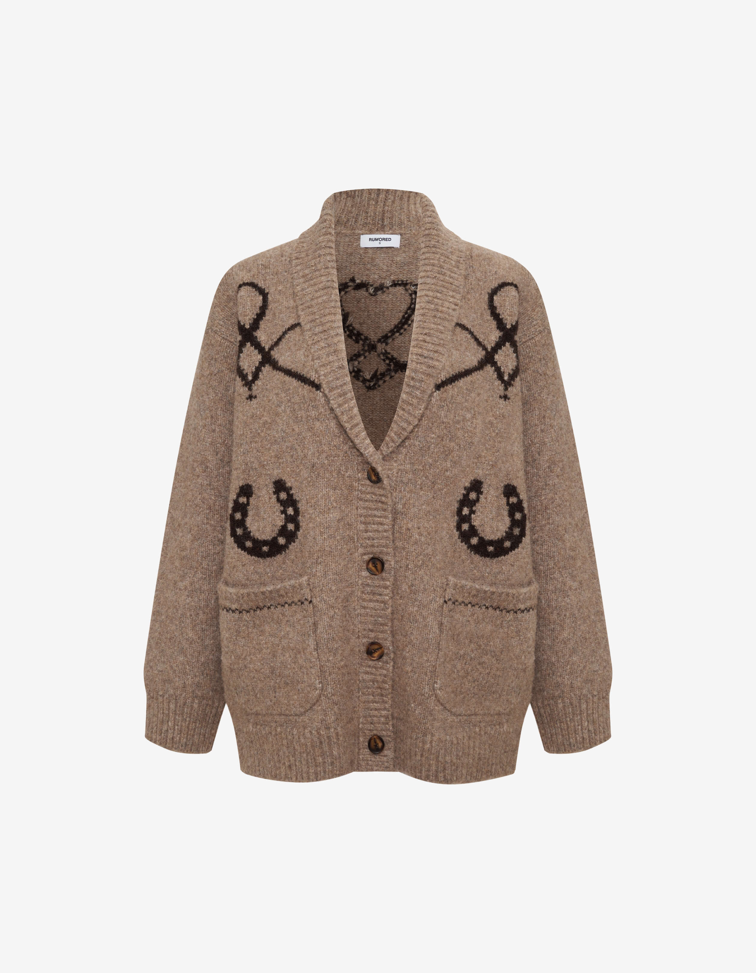 Wild Horses Cardigan | Mocha Heather – Rumored