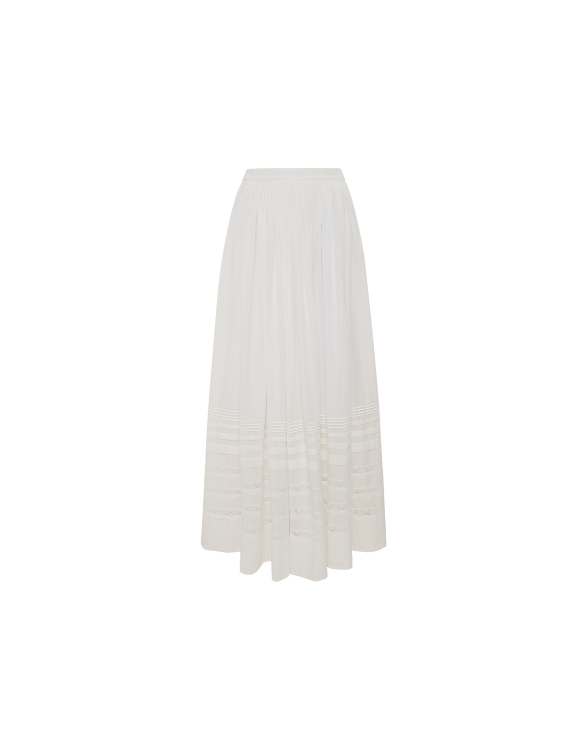 Wildflower Maxi Skirt in White