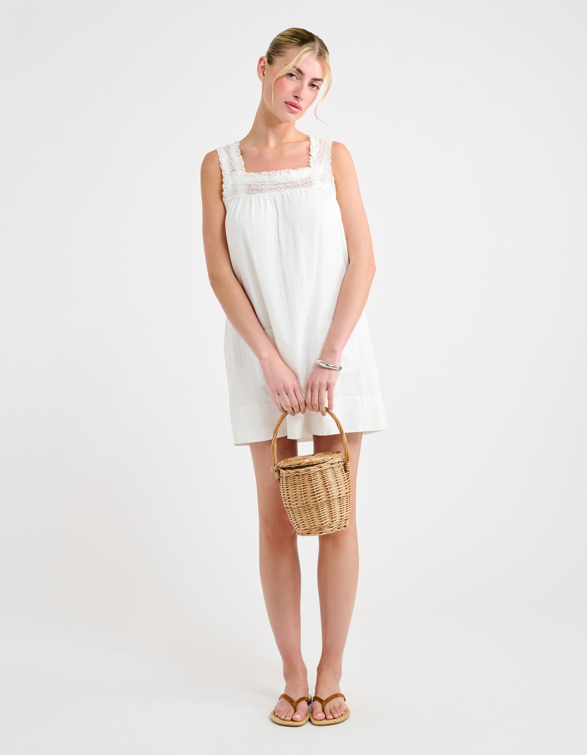 Willow Mini Dress | White | Size XL | Rumored Clothing Willow Mini Dress | White | Size XL | Rumored Clothing