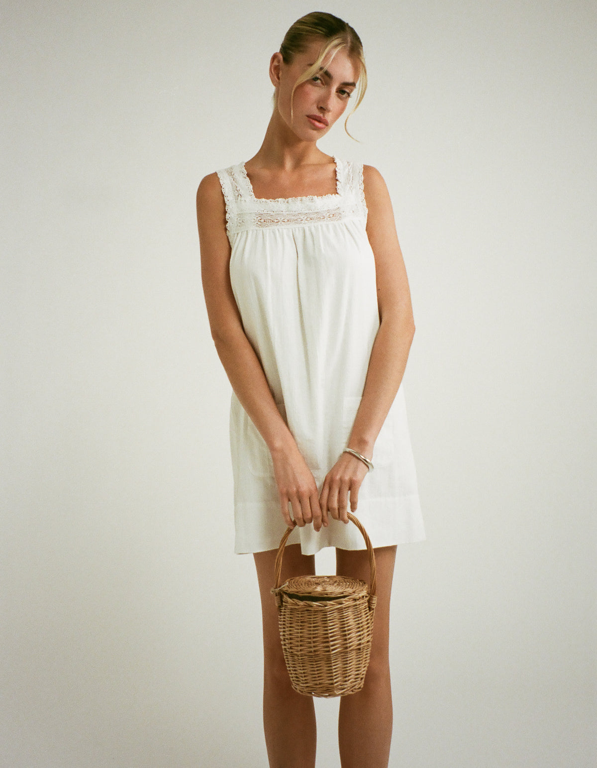 Willow Mini Dress | White