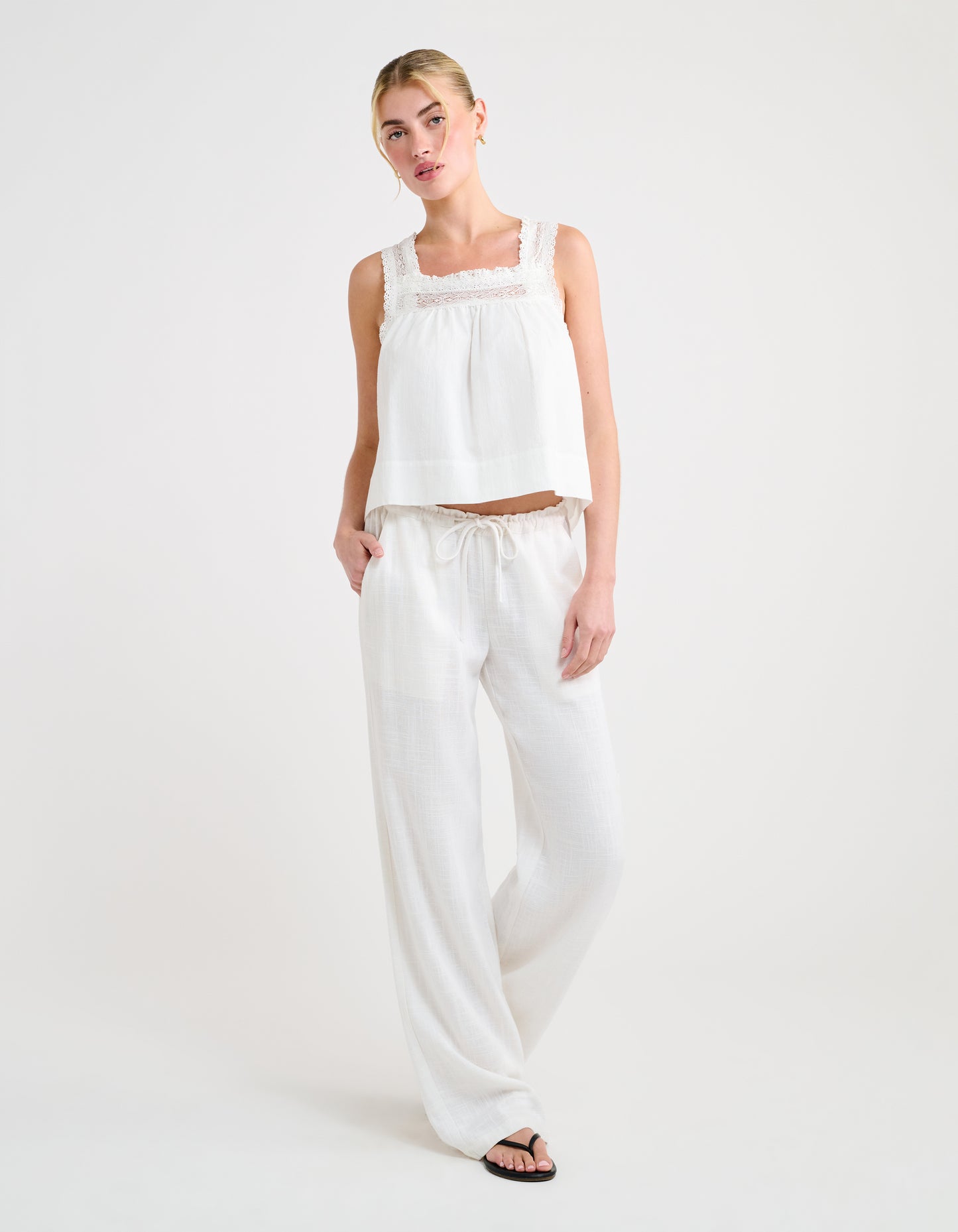 High Fidelity Pant | White Linen
