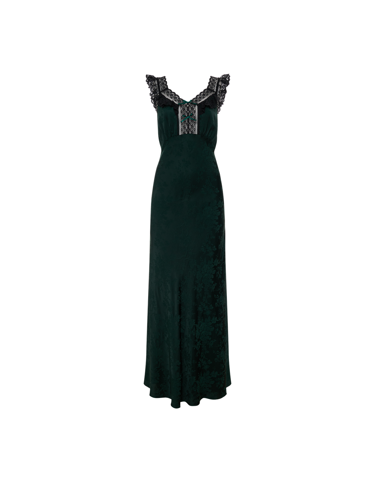Windsor Maxi Dress | Emerald Jacquard