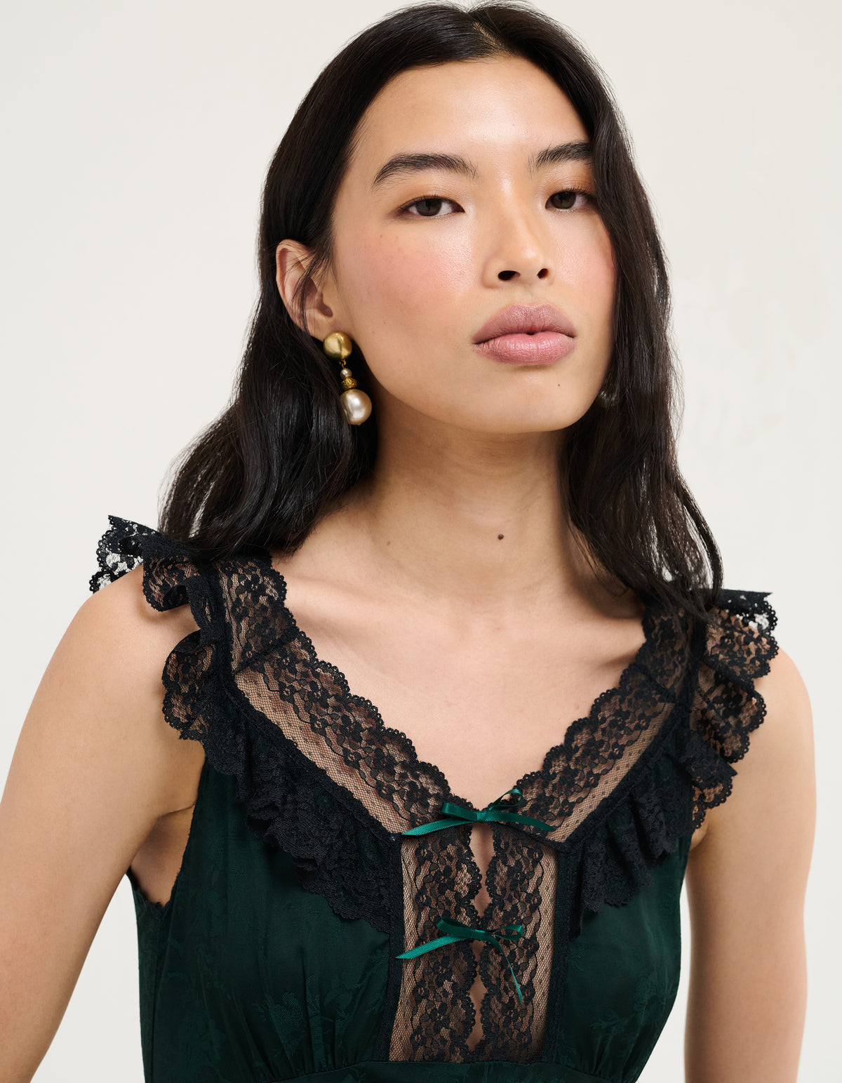 Windsor Maxi Dress | Emerald Jacquard