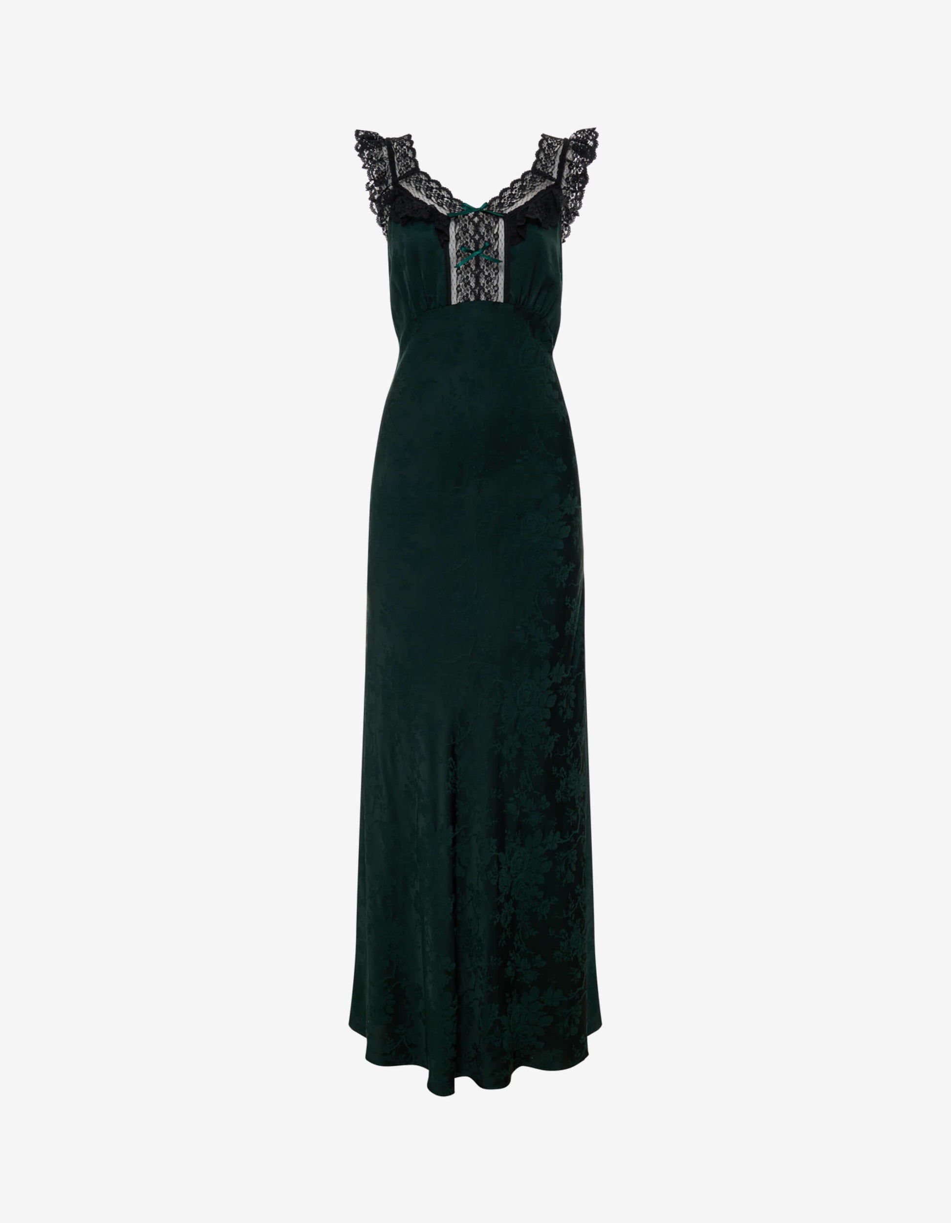 Windsor Maxi Dress | Emerald Jacquard - XS Windsor Maxi Dress | Emerald Jacquard - XS