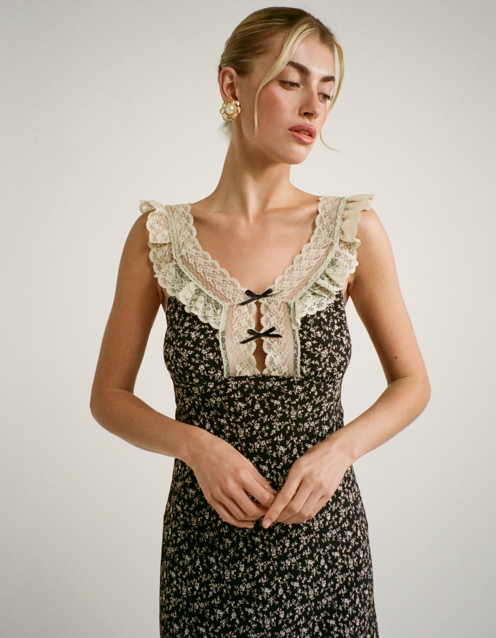 Windsor Maxi Dress | Midnight Vine | Size L