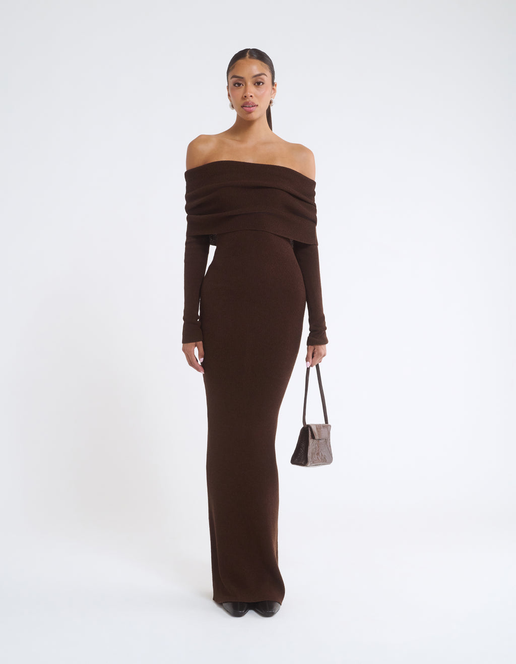 Winona Maxi Dress | Espresso  Rumored