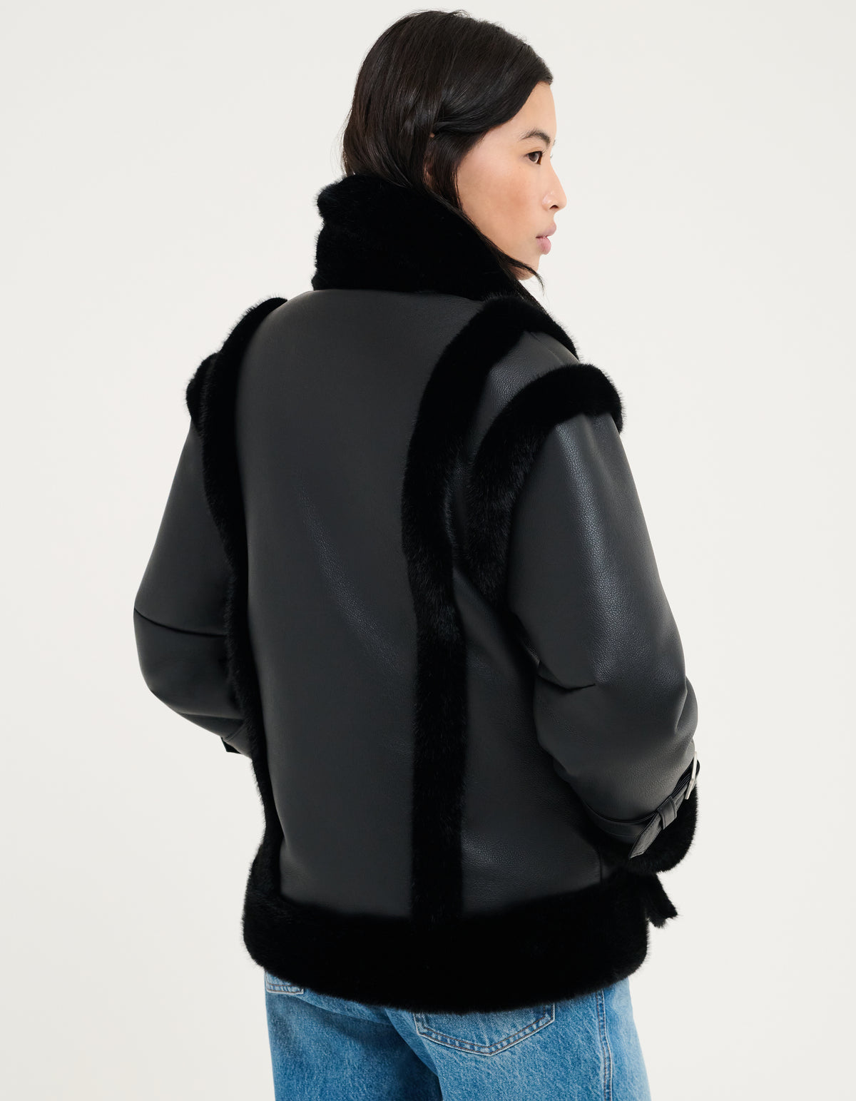 Wrangler Shearling Jacket | Black