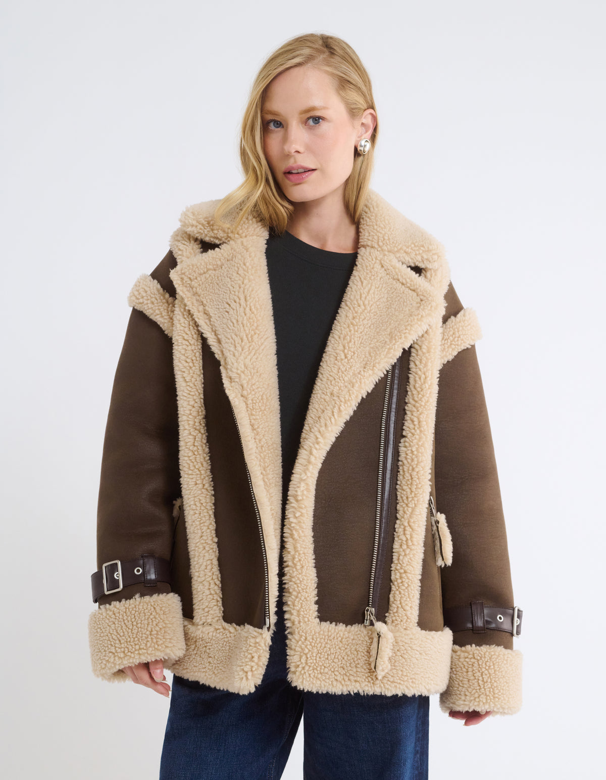 Wrangler Shearling Jacket | Espresso