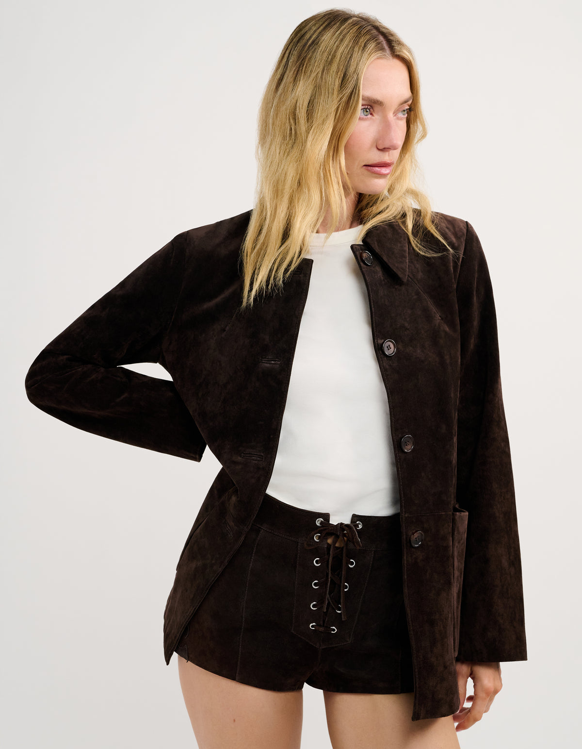 Yellowstone Suede Microshort | Espresso Suede