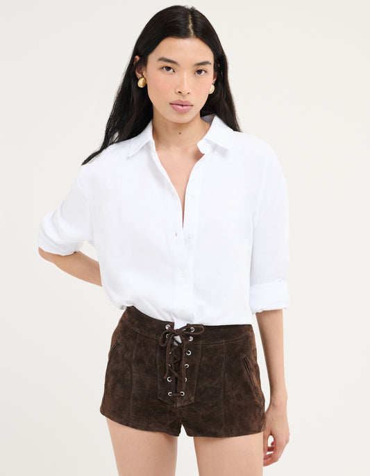 Yellowstone Suede Microshort | Espresso Suede