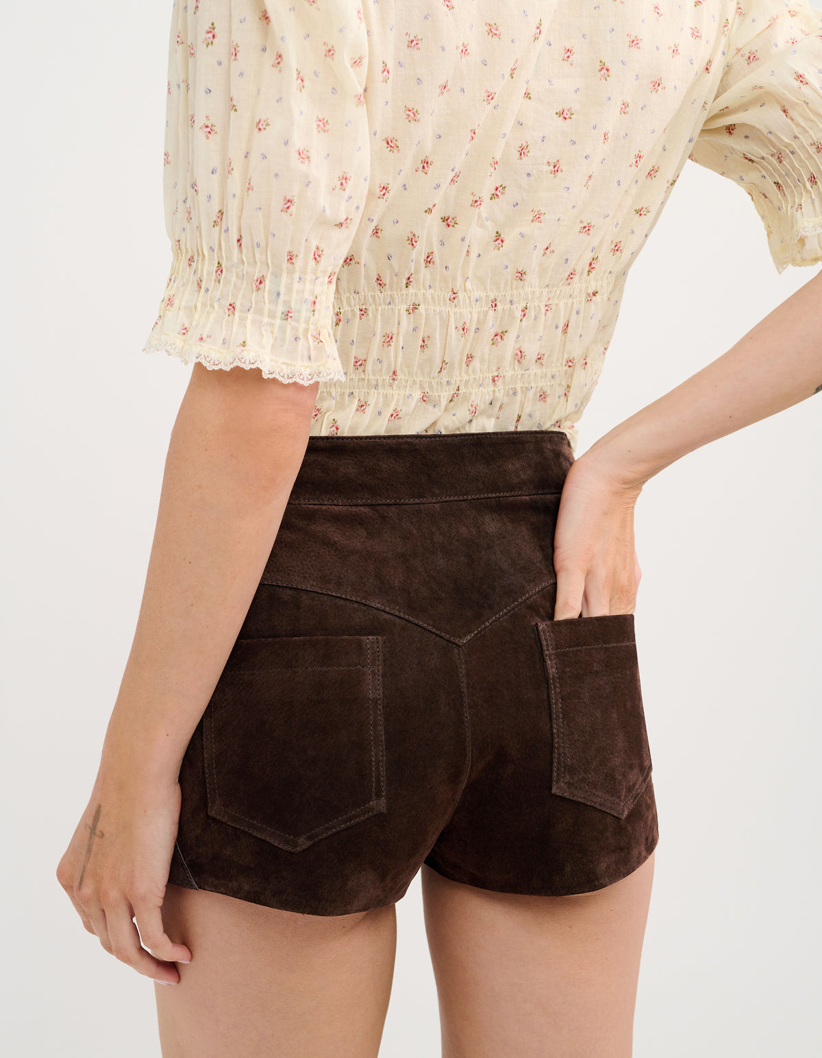 Yellowstone Suede Microshort | Espresso Suede