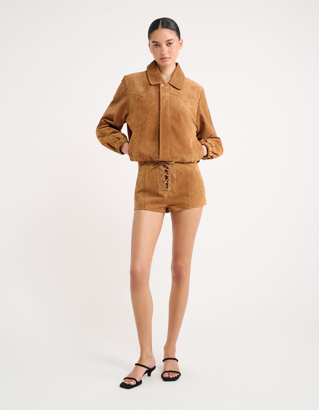 Yellowstone Suede Microshort Saddle Suede