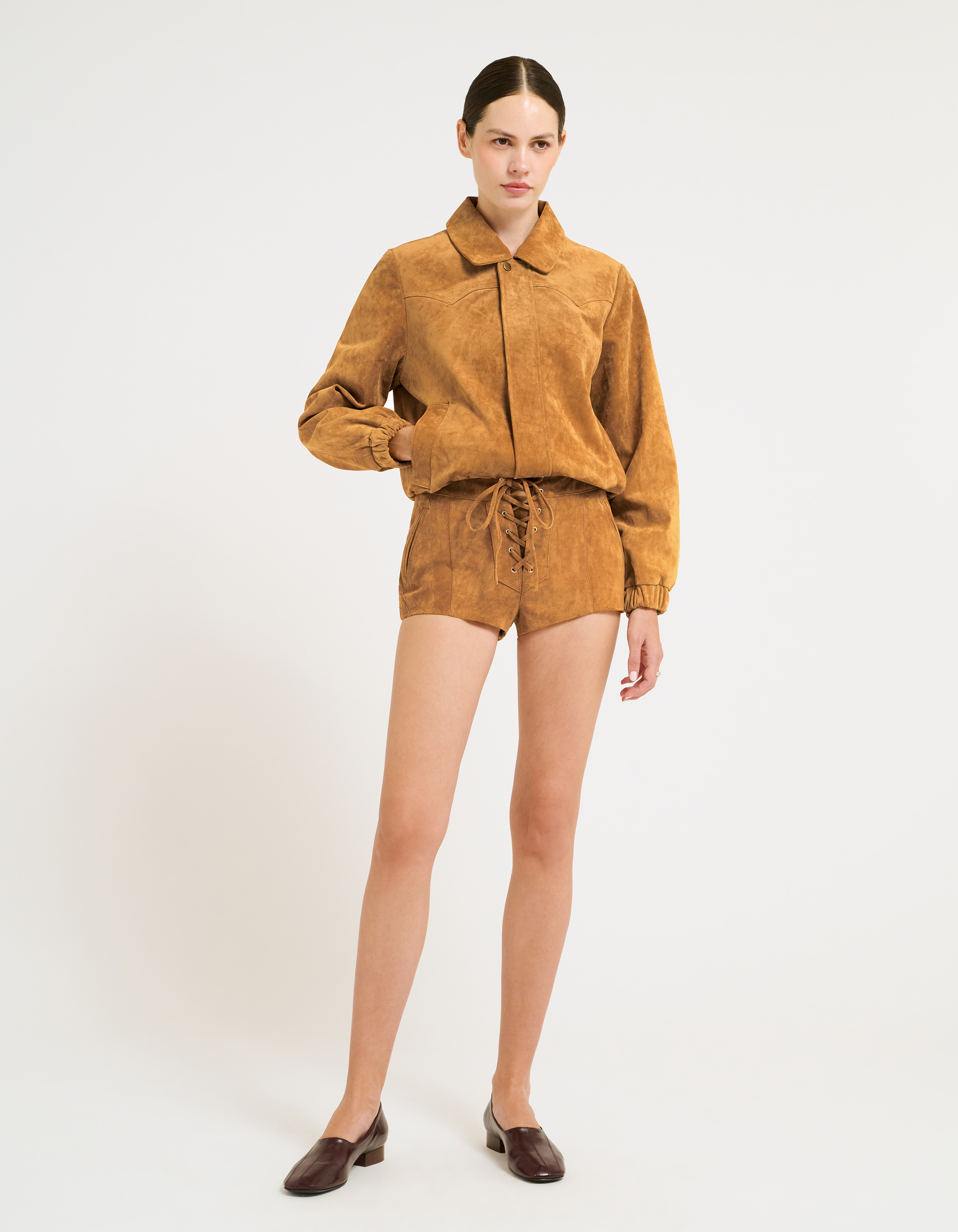 Yellowstone Suede Microshort | Saddle Suede
