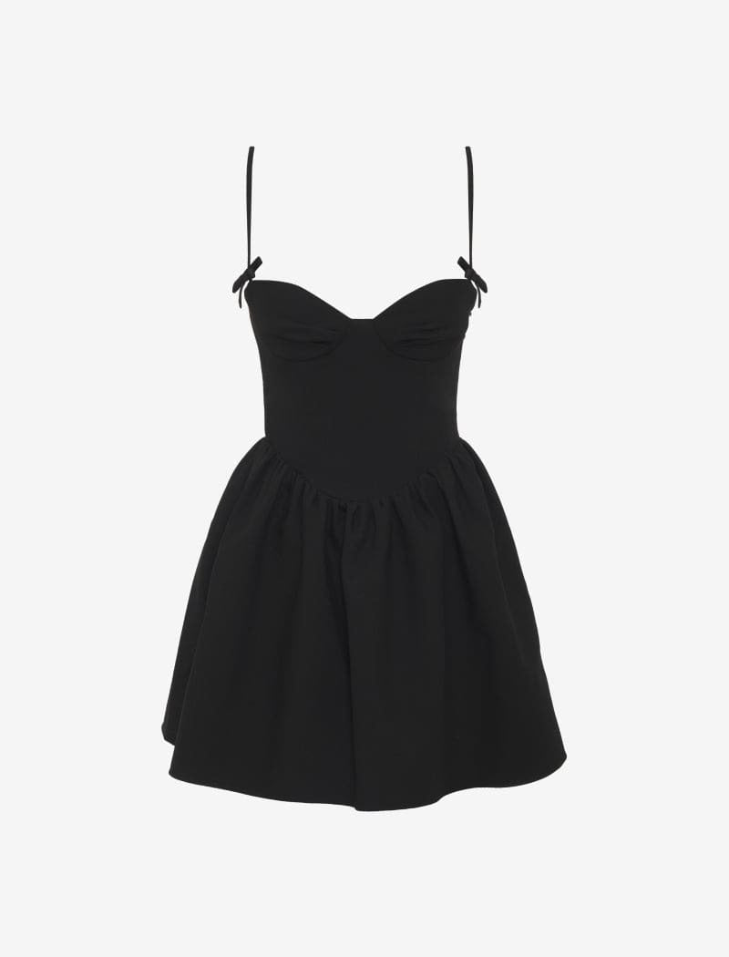 A Little Dream Mini Dress | Black - Mini Dress