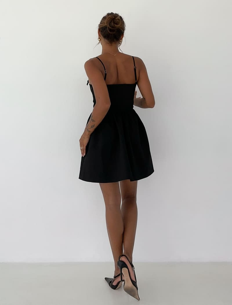 A Little Dream Mini Dress | Black - Mini Dress