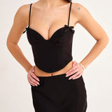 A Little Dream Top | Black - Bustiers and Corsets