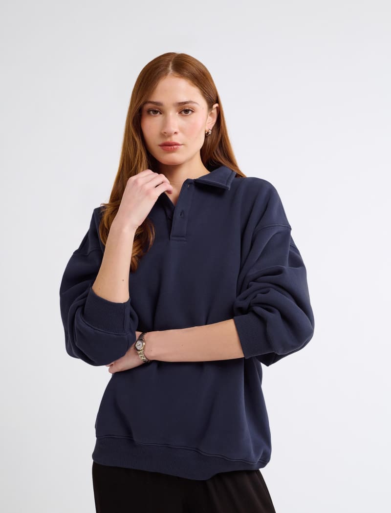 Airport Sweatshirt | Navy - Sweaters