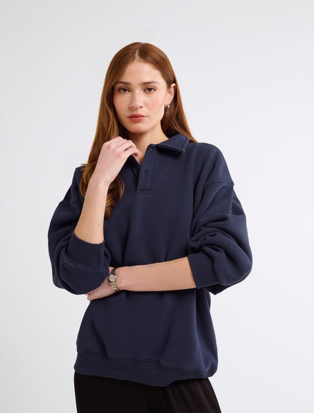 トップス OFFICE HOLIDAY UNIFORM SWEAT NAVY Airport Sweatshirt | Navy – Rumored