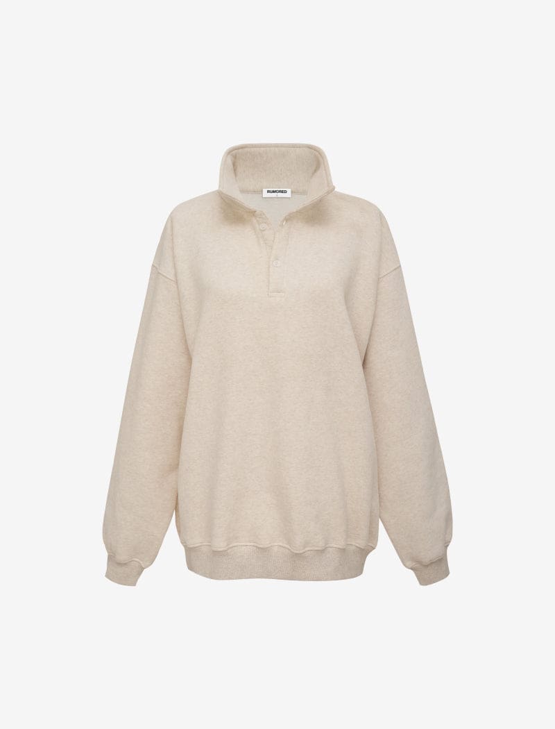 Airport Sweatshirt | Oat - Sweaters