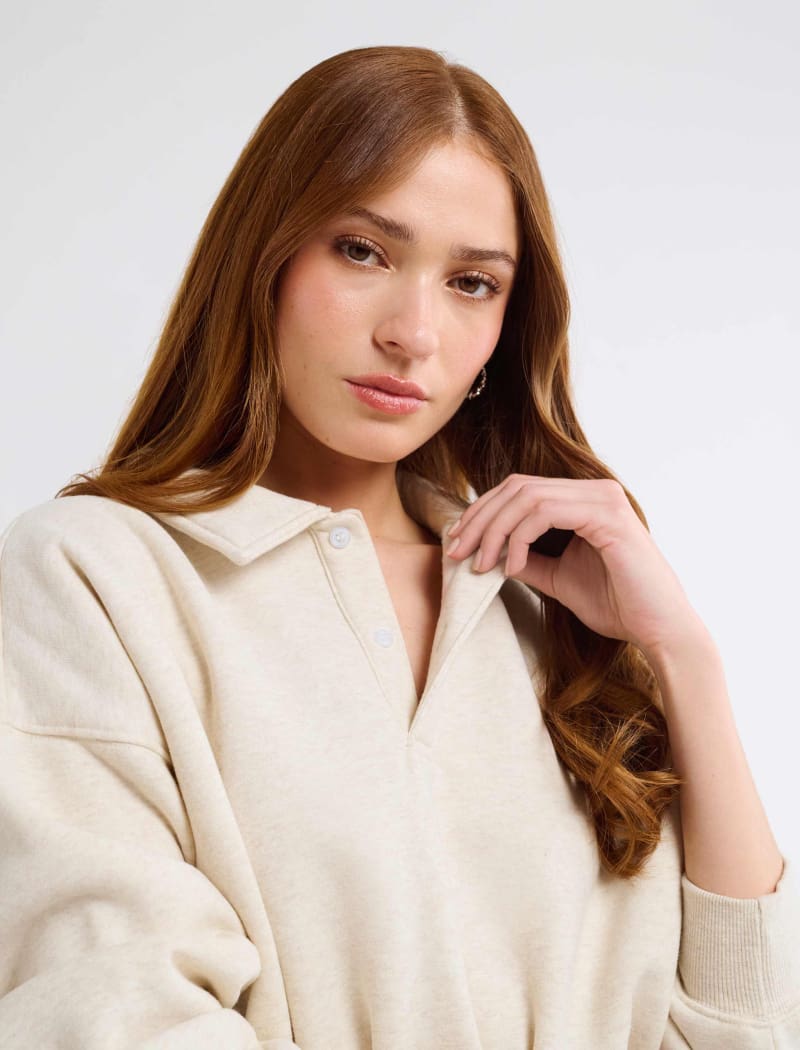 Airport Sweatshirt | Oat - Sweaters