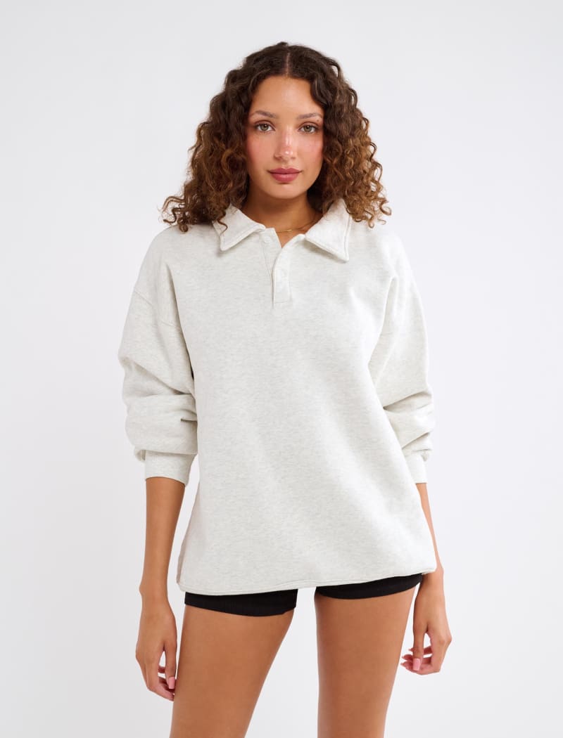 Airport Sweatshirt | Pearl Gray - Sweaters