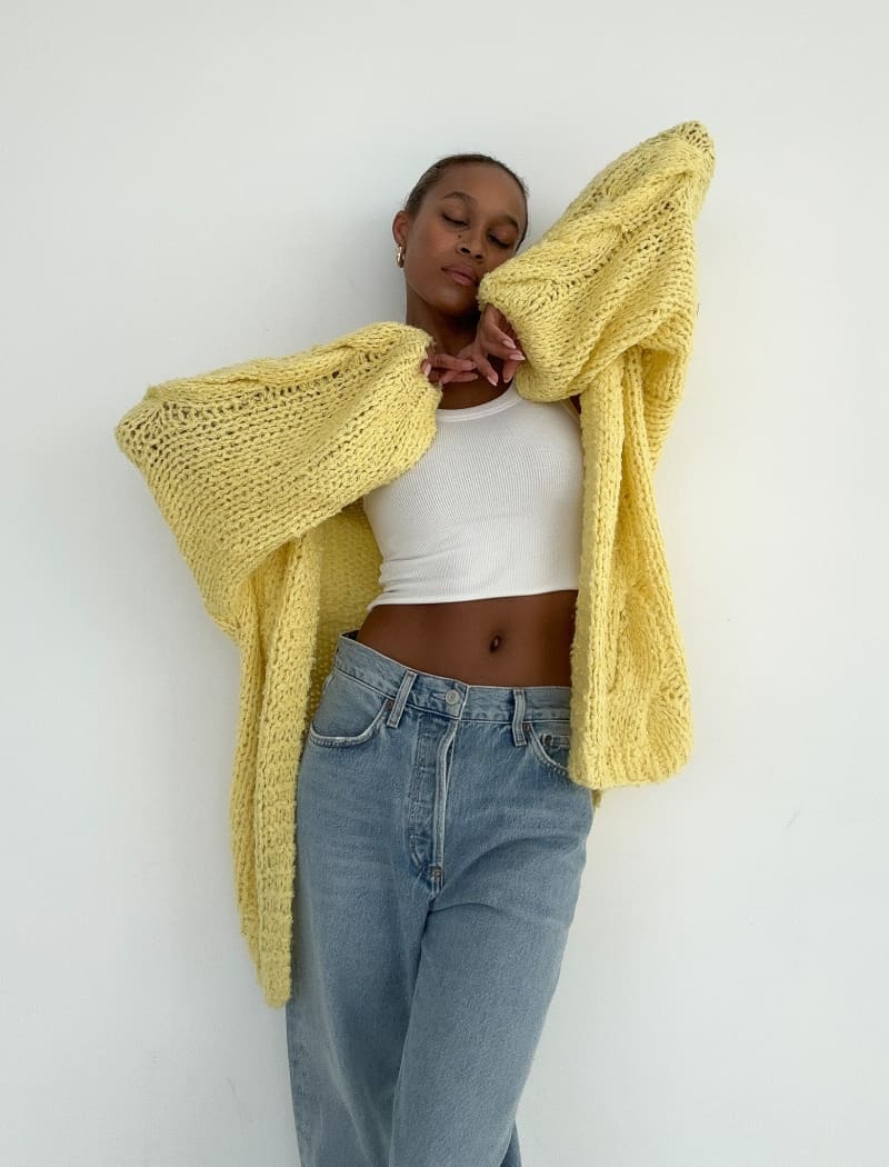 Aspen Cardigan | Butter - Cardigan