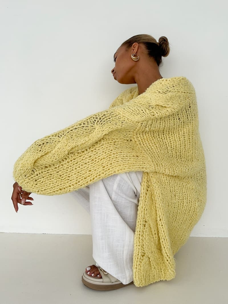 Aspen Cardi | Butter - Knitwear