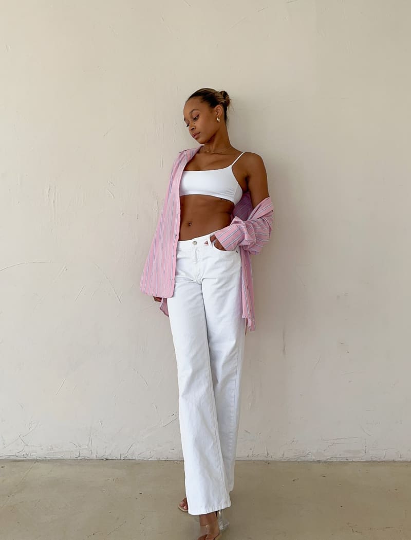 Back to Basics Bra | White - Tops