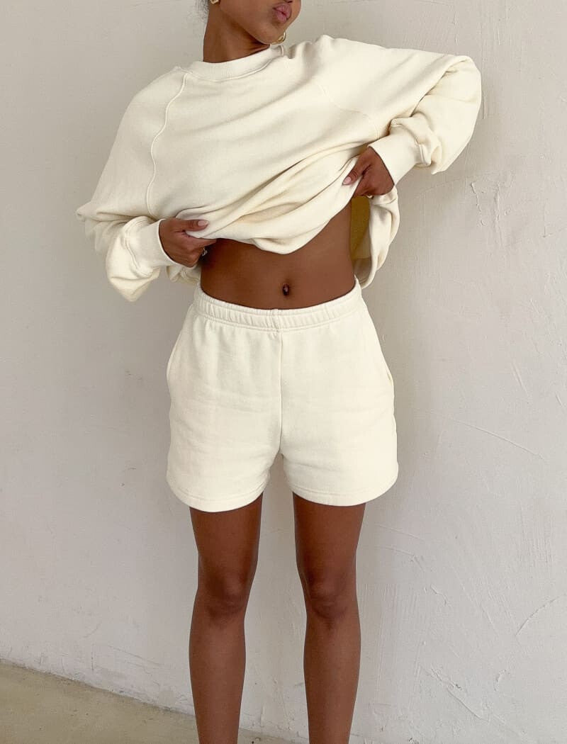 Balance Sweatshort | Coconut Cream - Shorts
