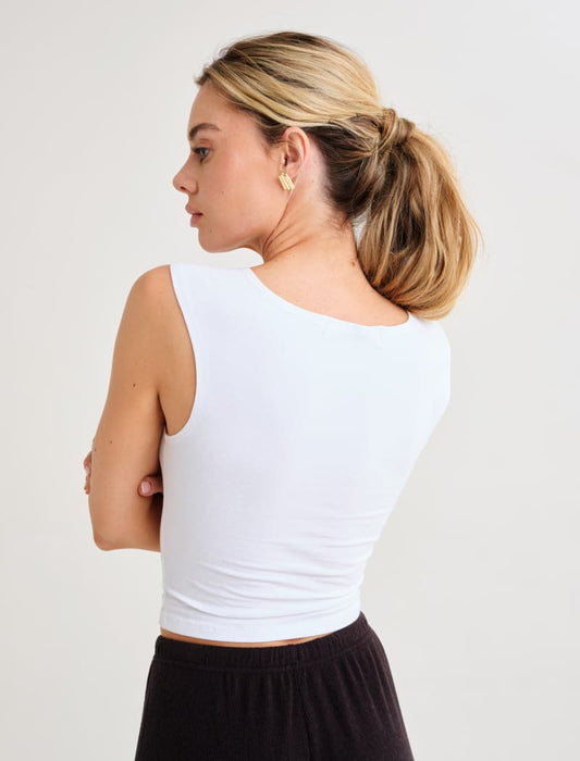 Be Mine Top | White - T-Shirt