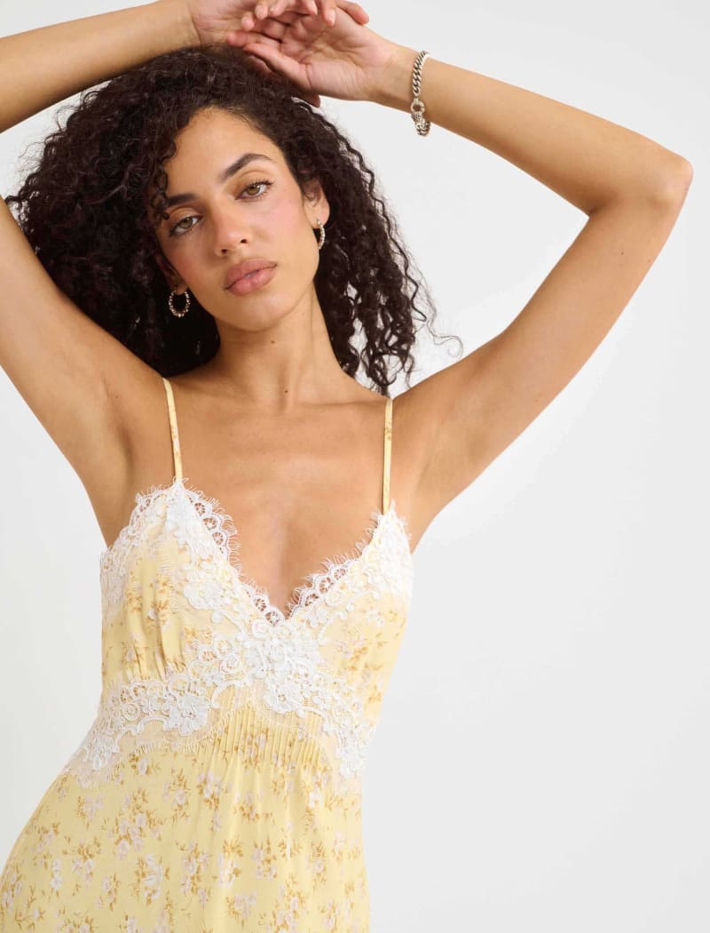 Beachwood Maxi Dress | Sunlit Flora XXS Beachwood Maxi Dress | Sunlit Flora XXS